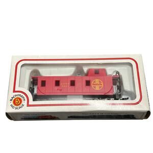 Bachmann Ho Scale 43-1037-02 All Steel Caboose Santa Fe New in Box